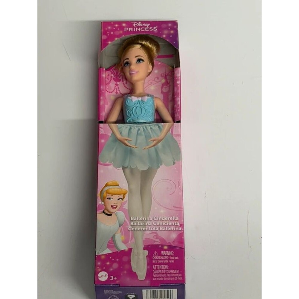 Disney Princess Cinderella Ballet Barbie Doll Mattel New in Box Ballerina